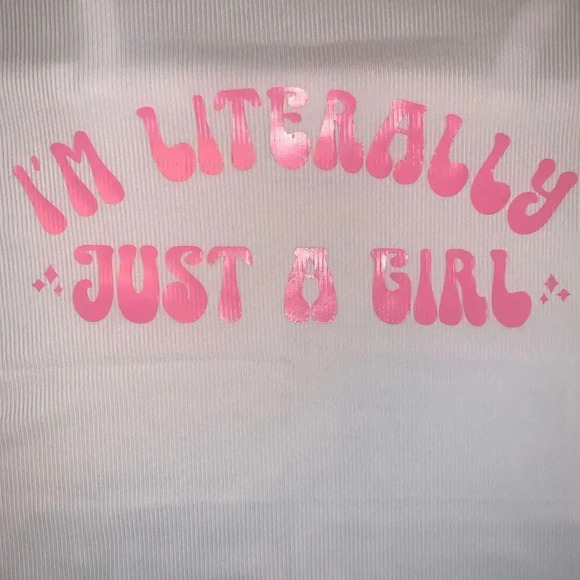 I’m literally just a girl ribbed cami - Picture 2 of 2
